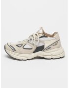 Axel Arigato Велурени спортни обувки с мрежа - Бял/Сив/Бежов