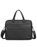 B Cavalli B Кожена чанта Messenger Cadenza - Черен
