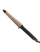 BaByliss Маша за коса - Конична 19-32 мм - 210 градуса - Покритие Quartz-Ceramic - 6 нива на температурата - LED - Розов/Черен