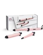 BaByliss Маша за коса Multistyler Curl&Wave - Керамично покритие - 3 аксесоара - Розов