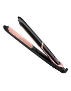 BaByliss Преса за коса Super Smooth - Плочи Tourmaline-Ceramic - 6 нива на температурата - 235 градуса - Йонизация - Черен/Розов