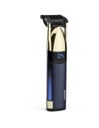 BaByliss Тример Super-X Metal Gold & Navy Stubble - 90 мин. Автономия - LED екран - Титаниеви ножове - Ултра-високопроизводителен мотор с висок въртящ момент ...