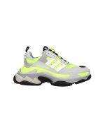 Balenciaga Обувки adidas originals x Triple S - Сив/Фосфоресциращо жълто