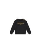 Balmain Блуза за момичета BV4B10-Z0081 - Памук - 10 години - Черна
