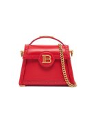 Balmain Дамска чанта DN0DA907LRHA - Естествена кожа - Червена
