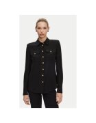 Balmain Дамска риза - 305313669 - Копринена - 40 - Черна