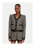 Balmain Дамско яке - 305313713 - Полиестер - Ацетат - Черно