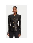 Balmain Яке за дами DF0SK690LC62 - Естествена кожа - 36 EU - Черно