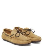 Barbour Мъжки мокасини - естествена кожа - бежови