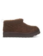 BEARPAW Боти Snuggle Daphne с лесно обуване - Тъмнокафяв