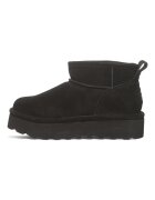 BEARPAW Дамски боти 14046 Естествена кожа Бежов Черен