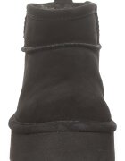 BEARPAW Дамски боти 14046 Естествена кожа Бежов Черен