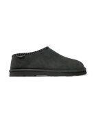 BEARPAW Дамски чехли - МЕЧА ЛАПКА - 14213 - Естествена кожа - Черни