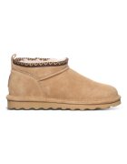 BEARPAW Велурени боти без закопчаване Камел