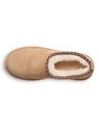 BEARPAW Велурени боти без закопчаване Камел