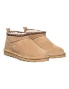 BEARPAW Велурени боти без закопчаване Камел