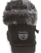 BEARPAW Велурени боти с еко пух Черен