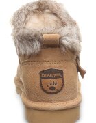 BEARPAW Велурени боти с еко пух Камел