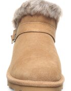 BEARPAW Велурени боти с еко пух Камел