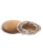 BEARPAW Велурени боти с еко пух Камел