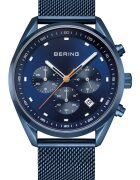 Bering Мъжки часовник 19240-397 - спортен - тъмносин