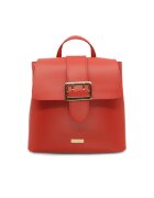 BESSO Раница от естествена кожа Dolce Stile Red