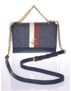 Beverly Hills Polo Club Чанта през рамо от еко кожа с лого - Тъмносин