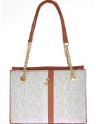 Beverly Hills Polo Club Чанта за рамо от еко кожа - Бордо/Сив