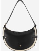 Beverly Hills Polo Club Чанта за рамо от еко кожа - Черен/Светло бежово
