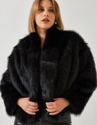 Bianco Lucci Дамско палто HiCCUP Изкуствена кожа Черно Черен