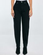 Big Star Дамски дънки - mom jeans Silla 936 - черни - висока талия - 5 джоба