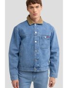 Big Star Мъжко яке - Nolan Denim 177 - деним - синьо