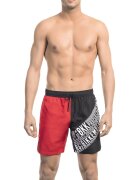 Bikkembergs Плувни шорти с цветен блок и лого