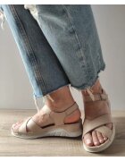 BIO FLEX Ежедневни дамски сандали 05-6100 - Бежови