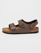Birkenstock Сандали Milano от еко кожа с токи Кафяв/Бронз