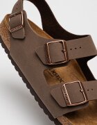 Birkenstock Сандали Milano от еко кожа с токи Кафяв/Бронз