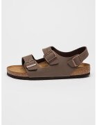 Birkenstock Сандали Milano от еко кожа с токи - Кафяв/Бронз