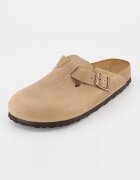 Birkenstock Унисекс кожено сабо Boston Светъл камел