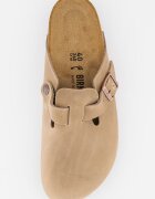 Birkenstock Унисекс кожено сабо Boston Светъл камел
