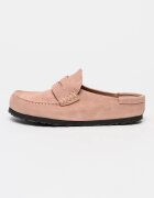 Birkenstock Велурени мокасини Naples Бледо розово