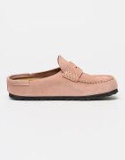 Birkenstock Велурени мокасини Naples Бледо розово