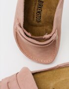 Birkenstock Велурени мокасини Naples Бледо розово