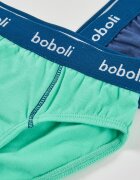 boboli Слипове с памук - 3 чифта Зелен/Тъмносин