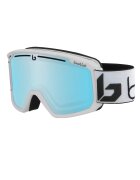 Bolle Ски очила MADDOX MATTE WHITE CORP PHOTOCHROMIC VERMILLON BLUE