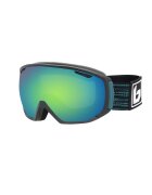 Bolle Ски очила Tsar Matte Black & Blue Matrix Green Emerald