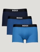 BOSS Боксерки One - 3 чифта Бледо синьо/Петролно синьо/Тъмносин
