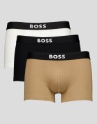 BOSS Боксерки One - 3 чифта Бял/Черен/Сиво-кафяв