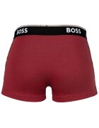 BOSS Боксерки с лого - 3 чифта Червен/Черен/Сив