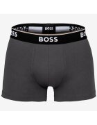 BOSS Боксерки с лого - 3 чифта Червен/Черен/Сив