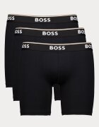 BOSS Боксерки с лого на талията - 3 чифта Черен